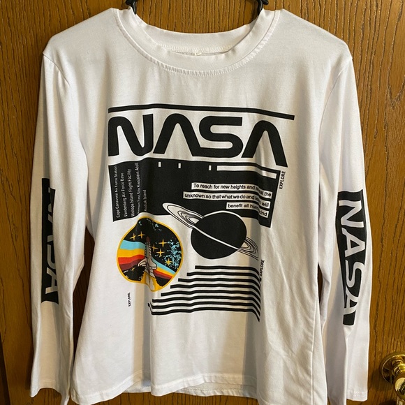 Amazon Tops - NASA long sleeved shirt